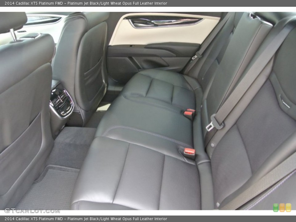 Platinum Jet Black/Light Wheat Opus Full Leather Interior Rear Seat for the 2014 Cadillac XTS Platinum FWD #94482871