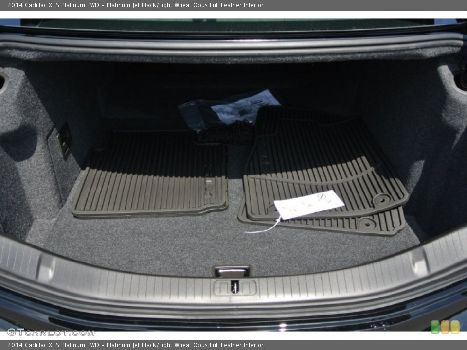 Platinum Jet Black/Light Wheat Opus Full Leather Interior Trunk for the 2014 Cadillac XTS Platinum FWD #94482880