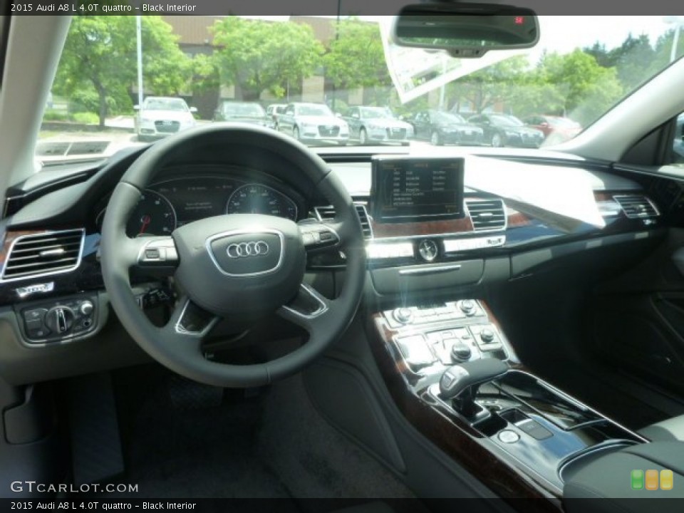 Black Interior Dashboard for the 2015 Audi A8 L 4.0T quattro #94483153