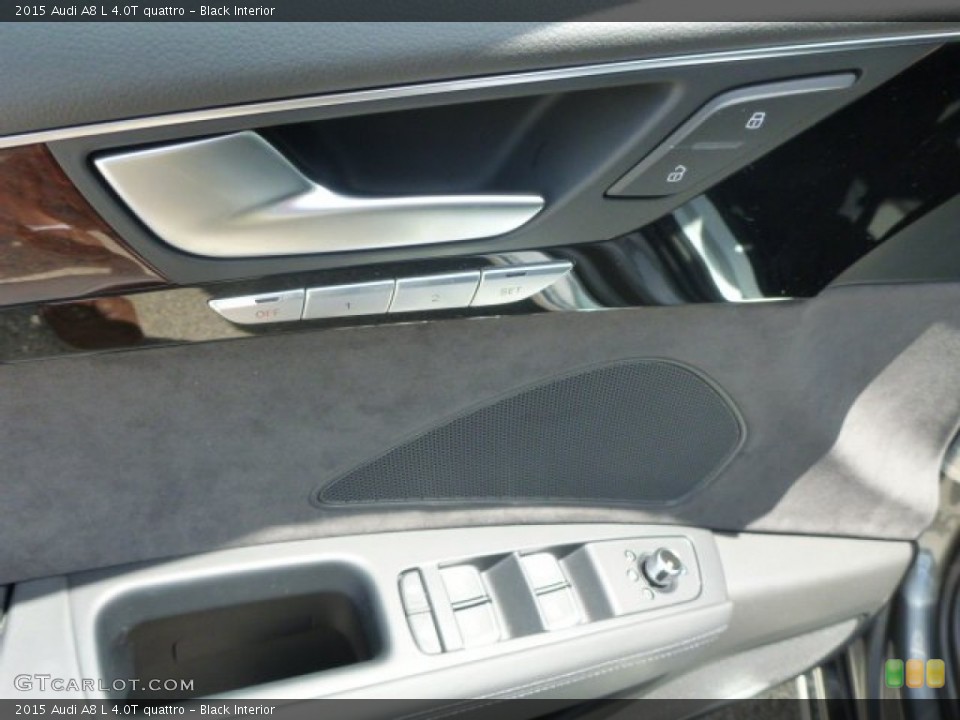 Black Interior Controls for the 2015 Audi A8 L 4.0T quattro #94483162