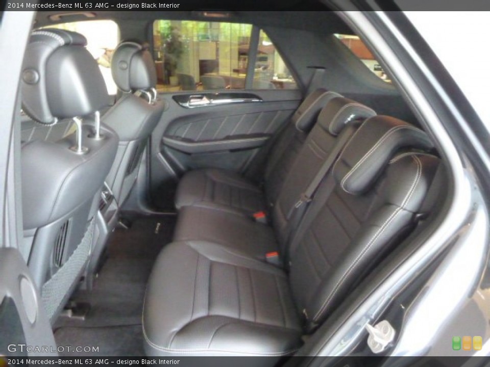 designo Black Interior Rear Seat for the 2014 Mercedes-Benz ML 63 AMG #94483774