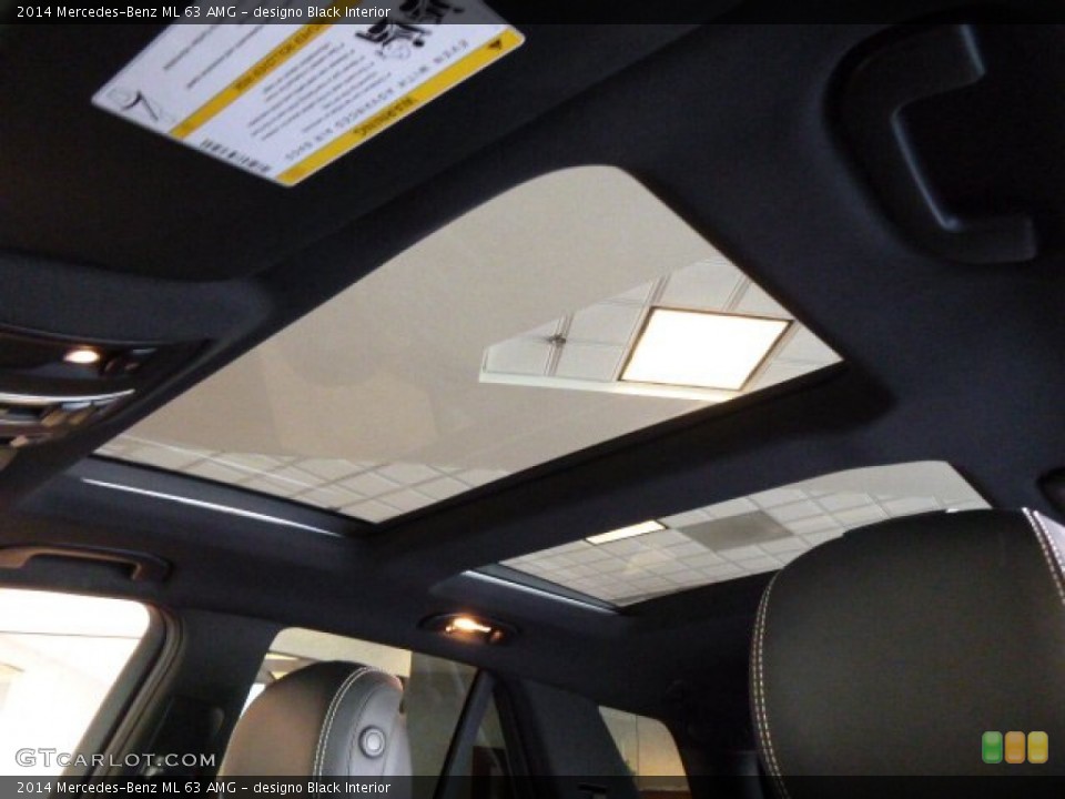 designo Black Interior Sunroof for the 2014 Mercedes-Benz ML 63 AMG #94483798