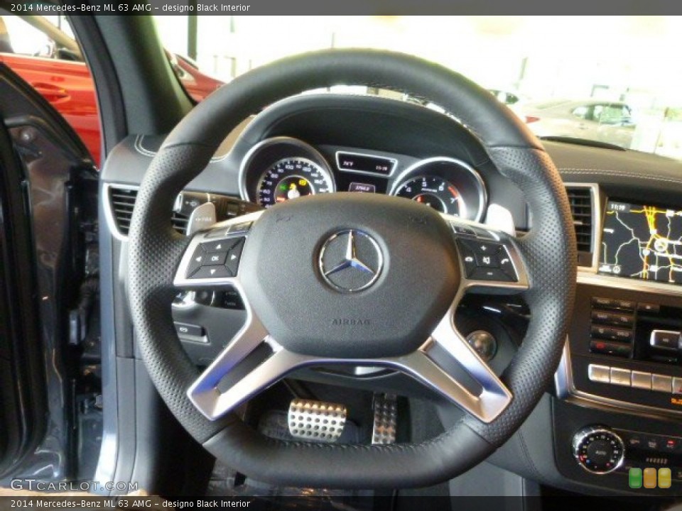 designo Black Interior Steering Wheel for the 2014 Mercedes-Benz ML 63 AMG #94483852