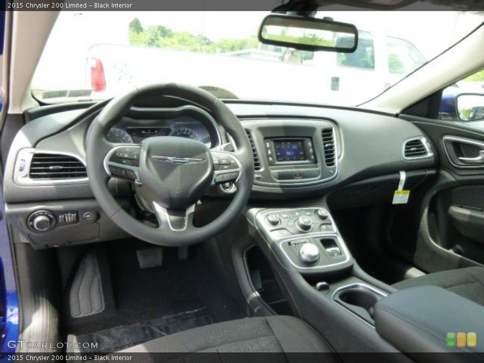 Black Interior Prime Interior for the 2015 Chrysler 200 Limited #94484326