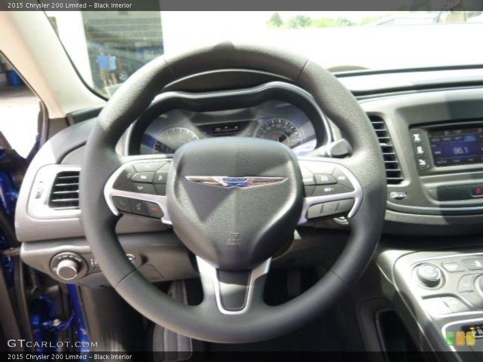 Black Interior Steering Wheel for the 2015 Chrysler 200 Limited #94484389