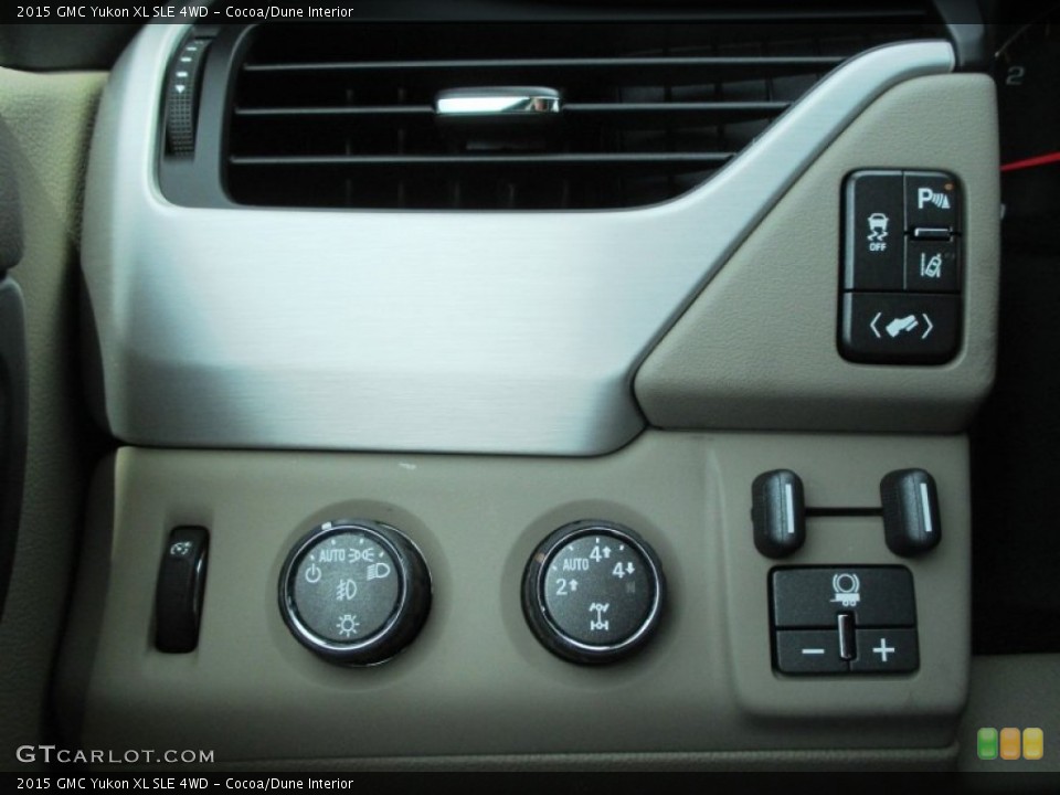 Cocoa/Dune Interior Controls for the 2015 GMC Yukon XL SLE 4WD #94491828