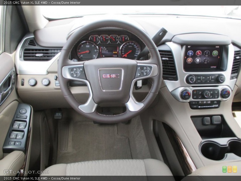 Cocoa/Dune Interior Dashboard for the 2015 GMC Yukon XL SLE 4WD #94491903
