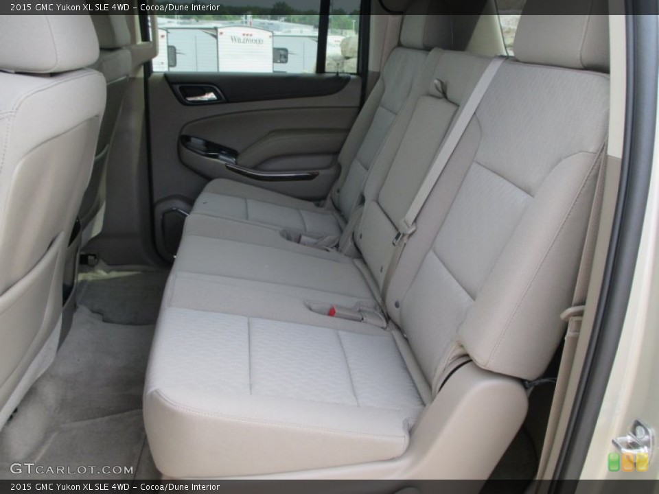 Cocoa/Dune Interior Rear Seat for the 2015 GMC Yukon XL SLE 4WD #94491942