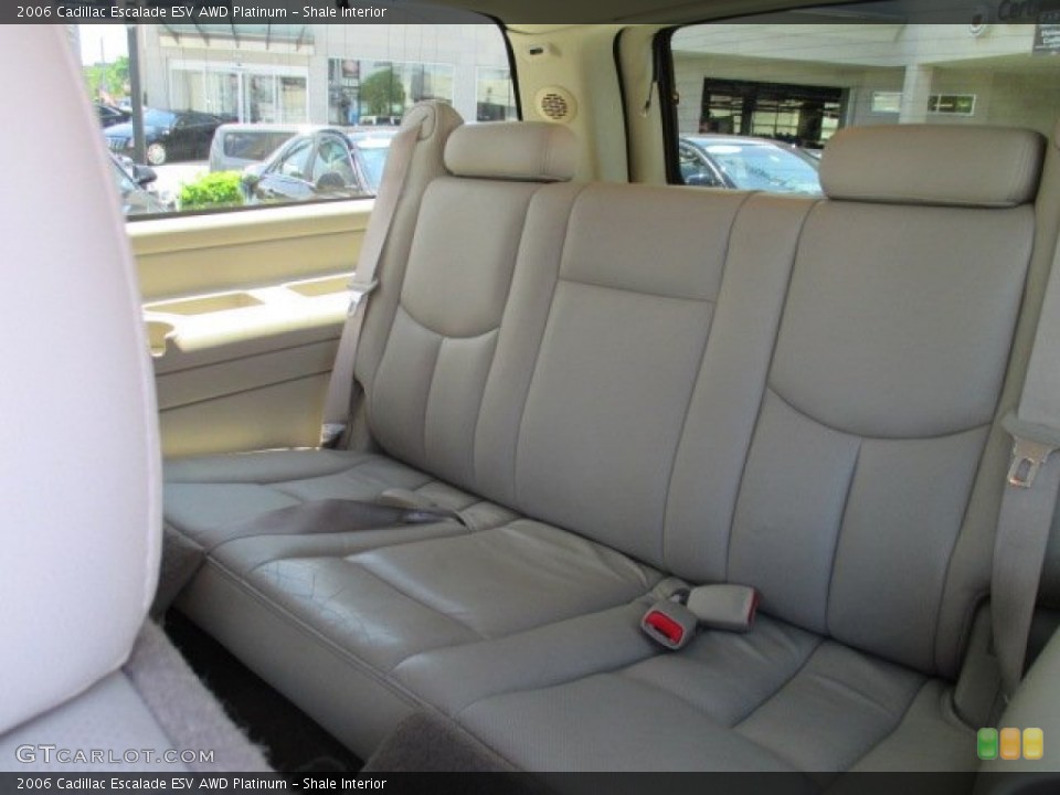 Shale Interior Rear Seat for the 2006 Cadillac Escalade ESV AWD Platinum #94494072