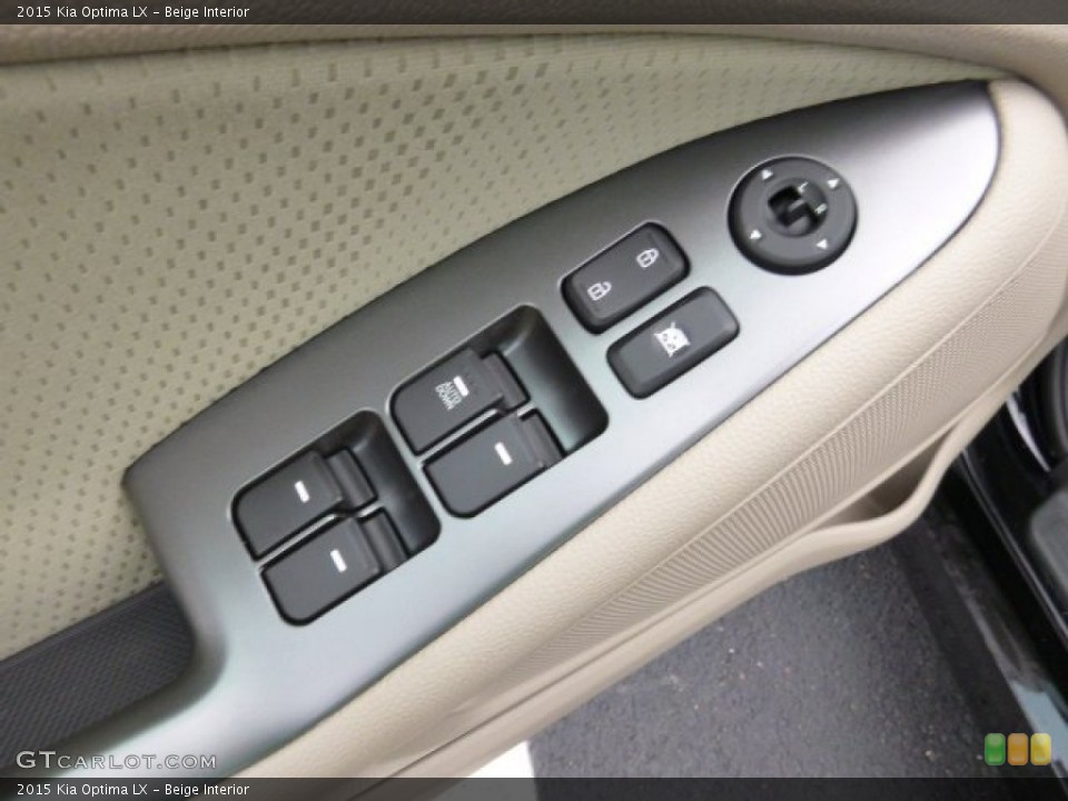 Beige Interior Controls for the 2015 Kia Optima LX #94497477