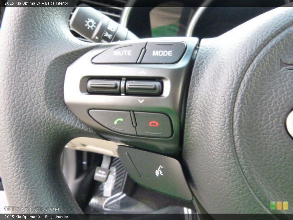 Beige Interior Controls for the 2015 Kia Optima LX #94497534
