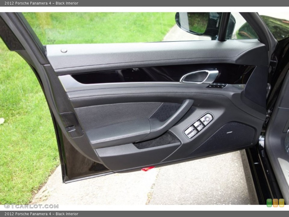 Black Interior Door Panel for the 2012 Porsche Panamera 4 #94498248