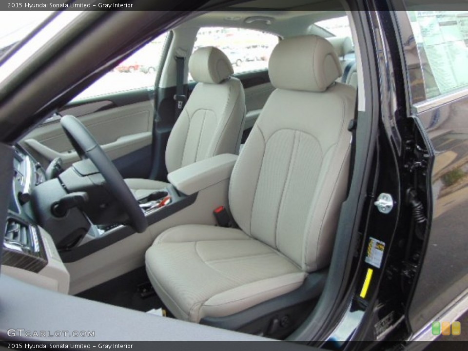 Gray Interior Front Seat for the 2015 Hyundai Sonata Limited #94499052