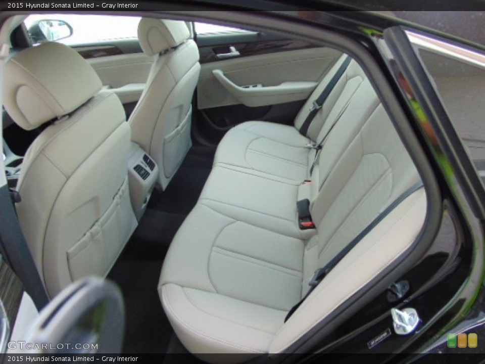 Gray Interior Rear Seat for the 2015 Hyundai Sonata Limited #94499100
