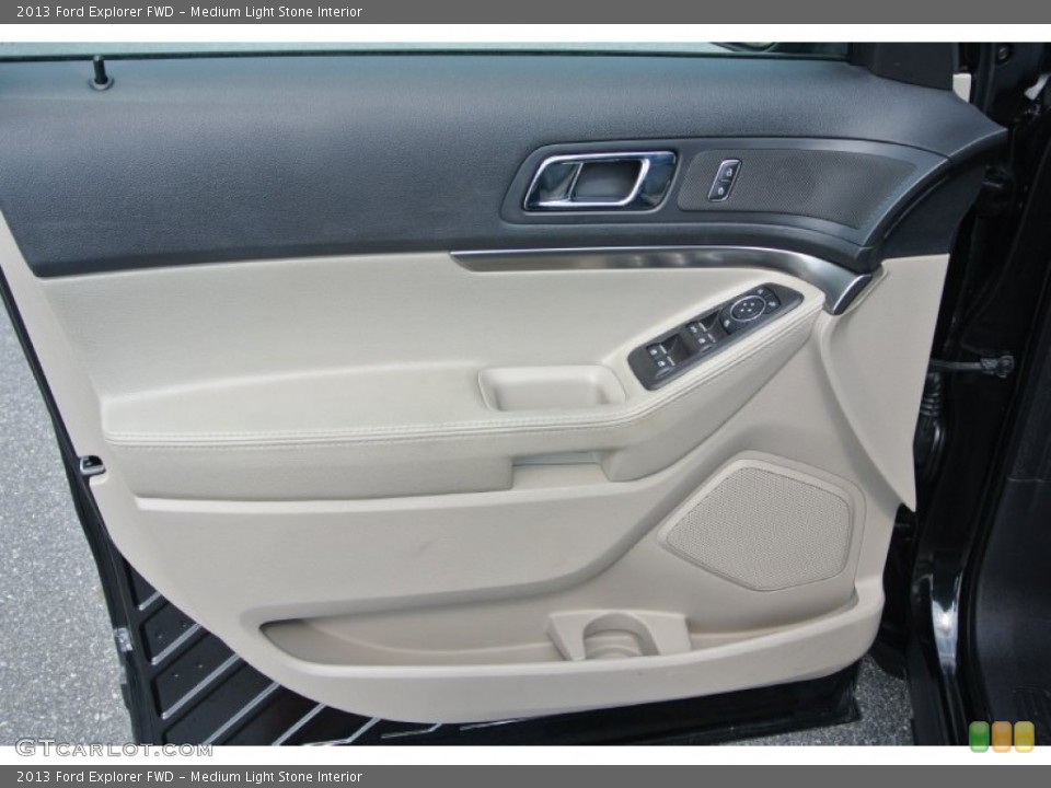 Medium Light Stone Interior Door Panel for the 2013 Ford Explorer FWD #94500497