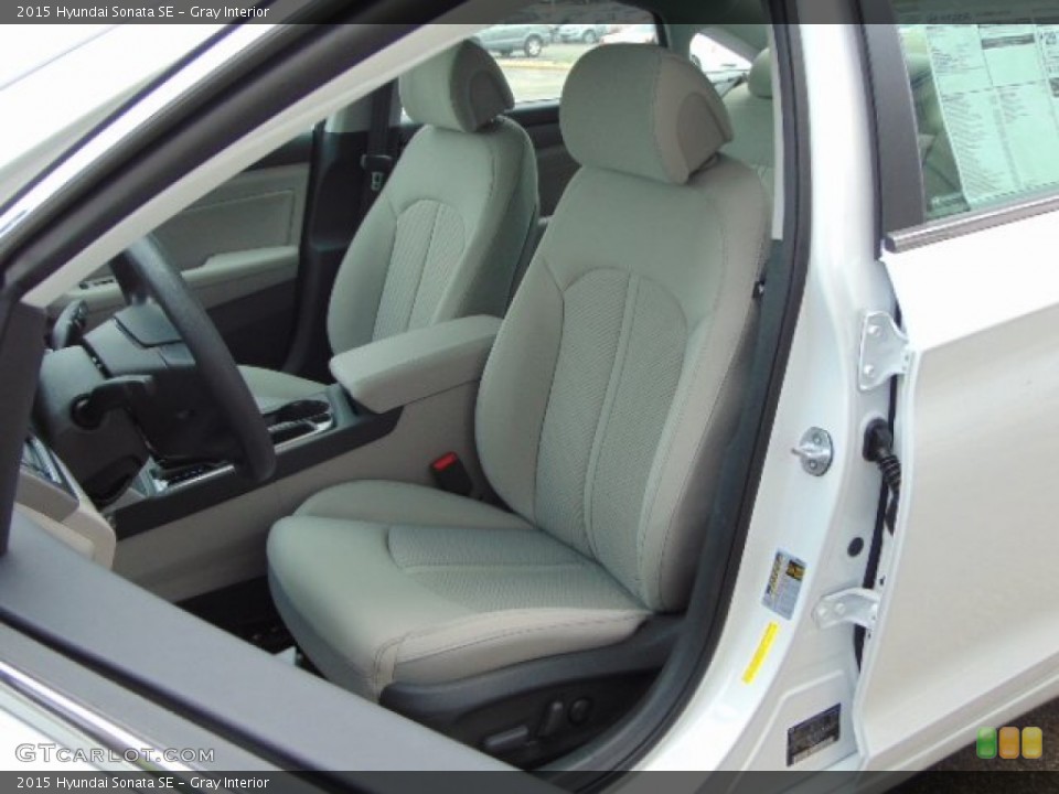 Gray Interior Front Seat for the 2015 Hyundai Sonata SE #94500900