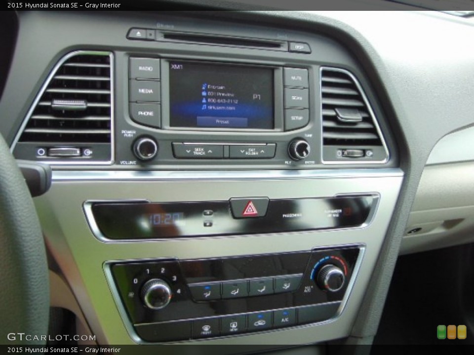 Gray Interior Controls for the 2015 Hyundai Sonata SE #94500966