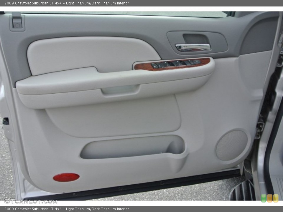 Light Titanium/Dark Titanium Interior Door Panel for the 2009 Chevrolet Suburban LT 4x4 #94501781