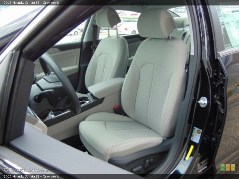 Gray Interior Front Seat for the 2015 Hyundai Sonata SE #94502376