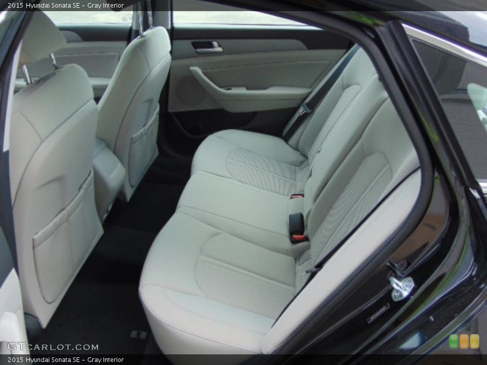 Gray Interior Rear Seat for the 2015 Hyundai Sonata SE #94502424