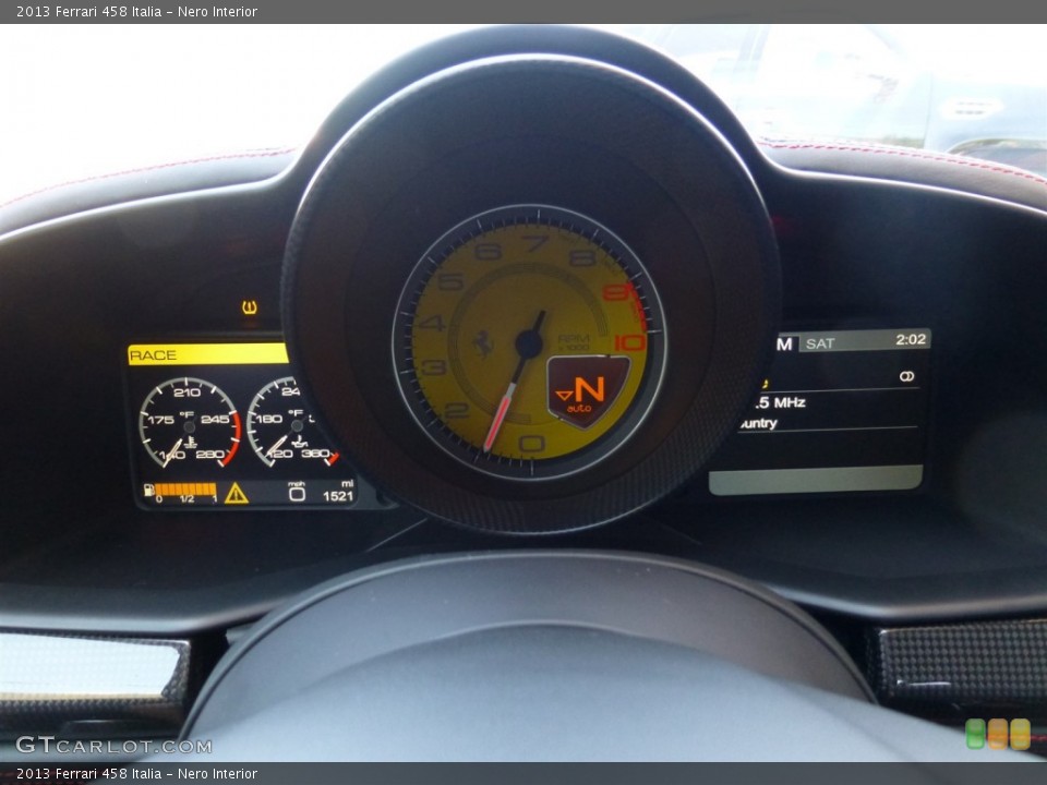 Nero Interior Gauges for the 2013 Ferrari 458 Italia #94511064