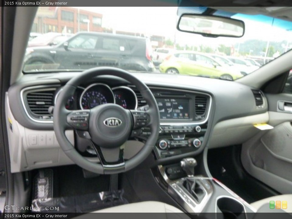 Gray Interior Dashboard for the 2015 Kia Optima EX #94514234