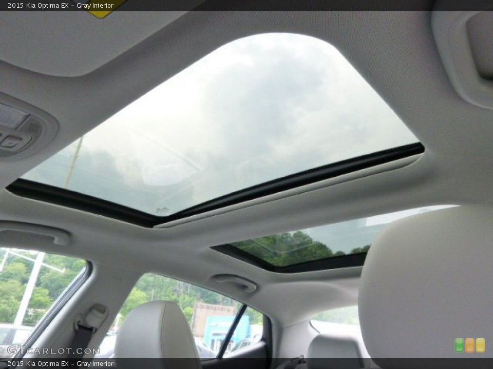 Gray Interior Sunroof for the 2015 Kia Optima EX #94514240