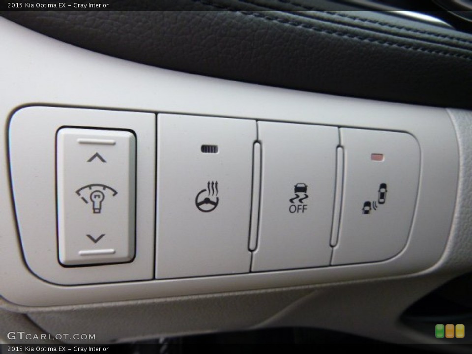 Gray Interior Controls for the 2015 Kia Optima EX #94514243