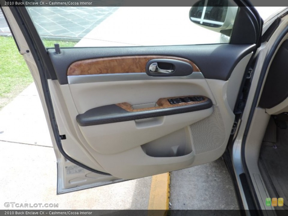 Cashmere/Cocoa Interior Door Panel for the 2010 Buick Enclave CX #94516812