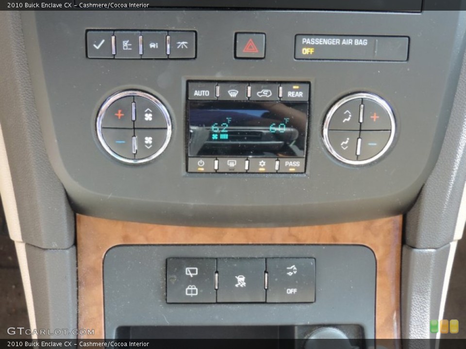 Cashmere/Cocoa Interior Controls for the 2010 Buick Enclave CX #94516944