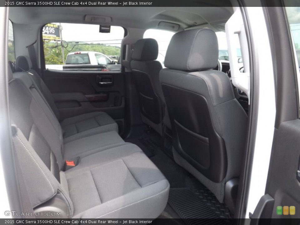 Jet Black Interior Rear Seat for the 2015 GMC Sierra 3500HD SLE Crew Cab 4x4 Dual Rear Wheel #94521339