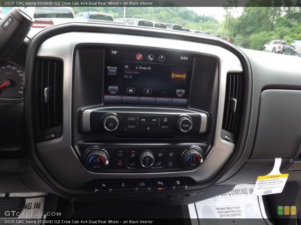 Jet Black Interior Controls for the 2015 GMC Sierra 3500HD SLE Crew Cab 4x4 Dual Rear Wheel #94521493