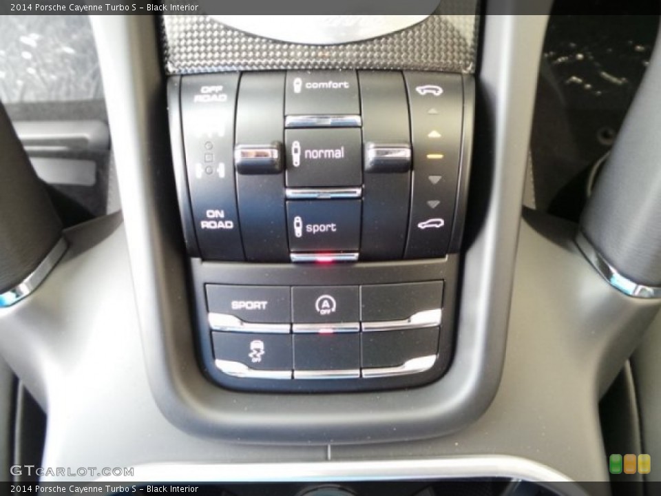 Black Interior Controls for the 2014 Porsche Cayenne Turbo S #94521900