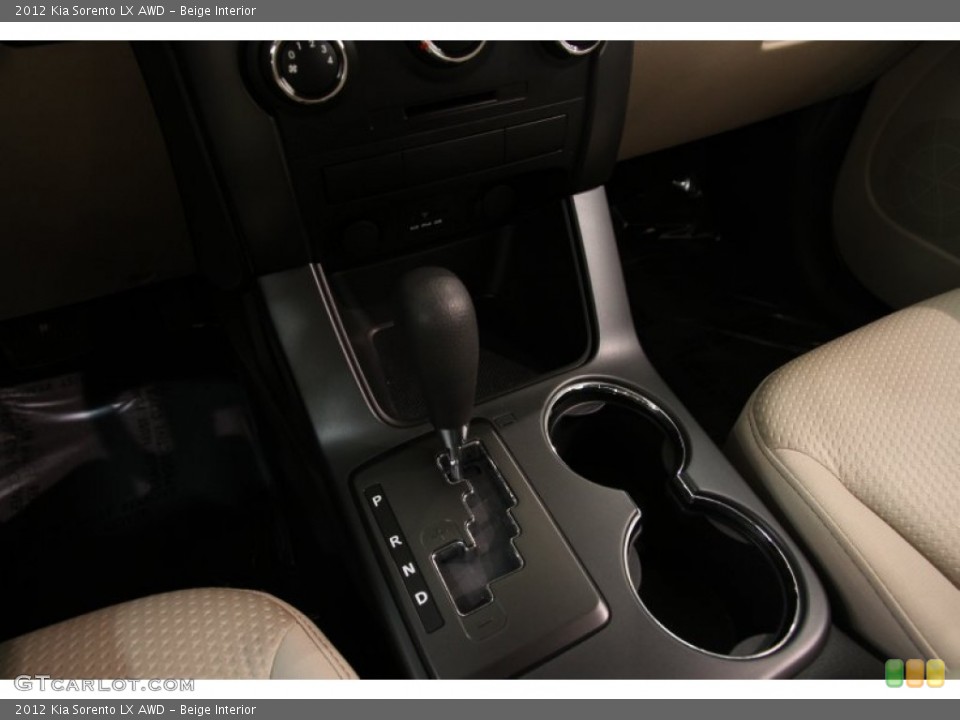 Beige Interior Transmission for the 2012 Kia Sorento LX AWD #94522281