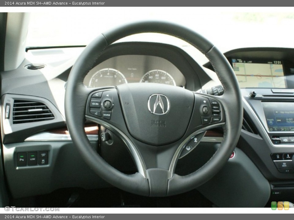 Eucalyptus Interior Steering Wheel for the 2014 Acura MDX SH-AWD Advance #94523436