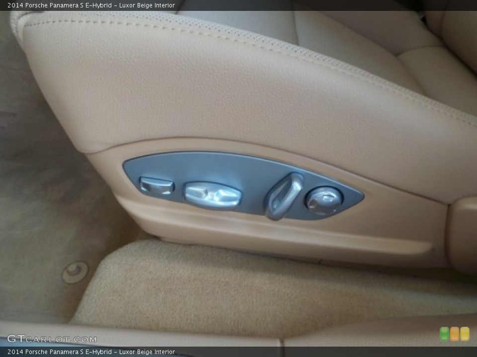 Luxor Beige Interior Controls for the 2014 Porsche Panamera S E-Hybrid #94523511