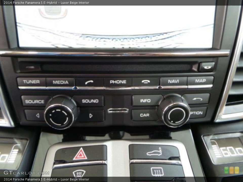 Luxor Beige Interior Controls for the 2014 Porsche Panamera S E-Hybrid #94523694