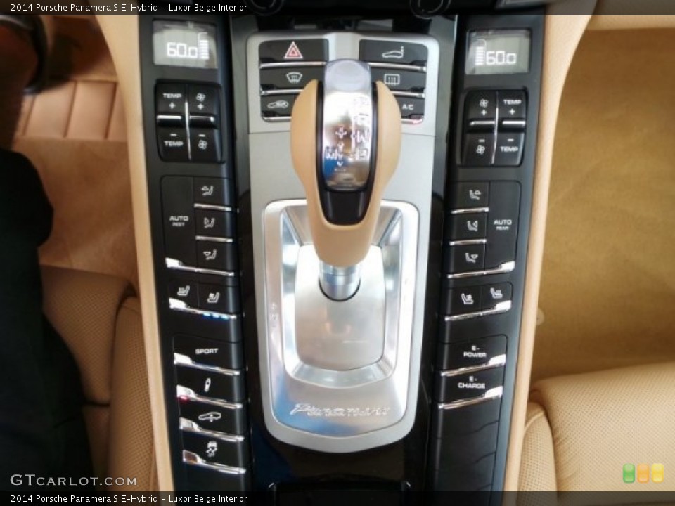 Luxor Beige Interior Controls for the 2014 Porsche Panamera S E-Hybrid #94523716