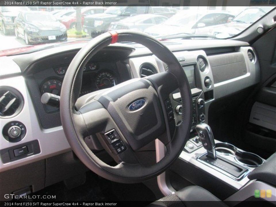 Raptor Black Interior Steering Wheel for the 2014 Ford F150 SVT Raptor SuperCrew 4x4 #94523761