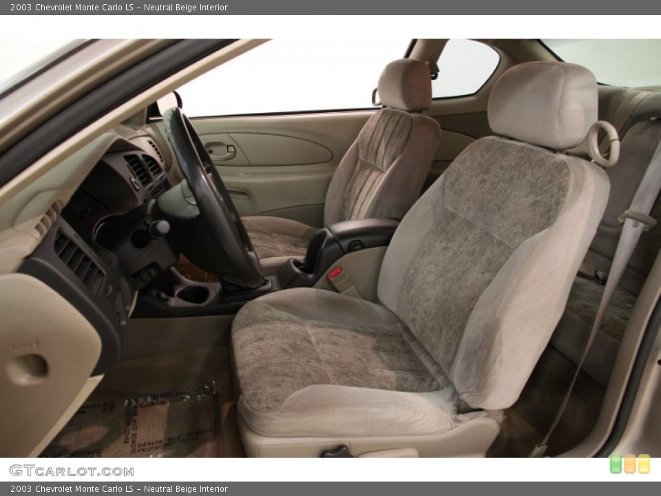 Neutral Beige Interior Photo for the 2003 Chevrolet Monte Carlo LS #94524499