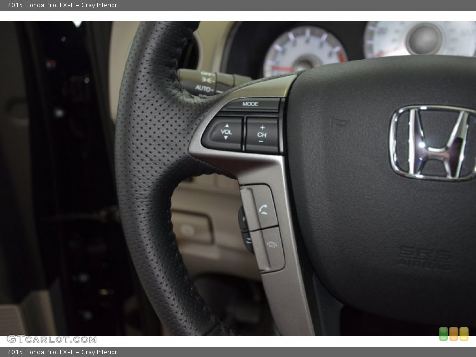 Gray Interior Controls for the 2015 Honda Pilot EX-L #94532031