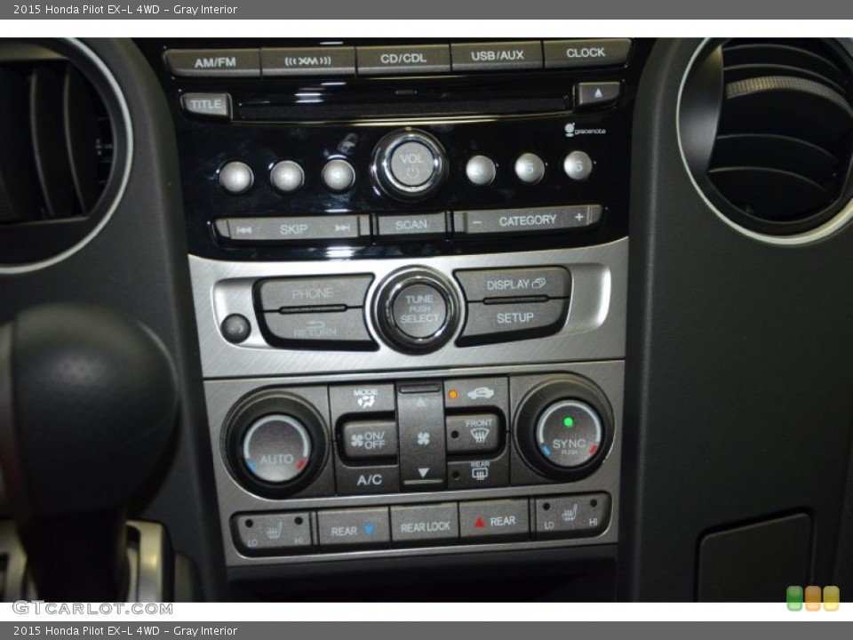 Gray Interior Controls for the 2015 Honda Pilot EX-L 4WD #94532553
