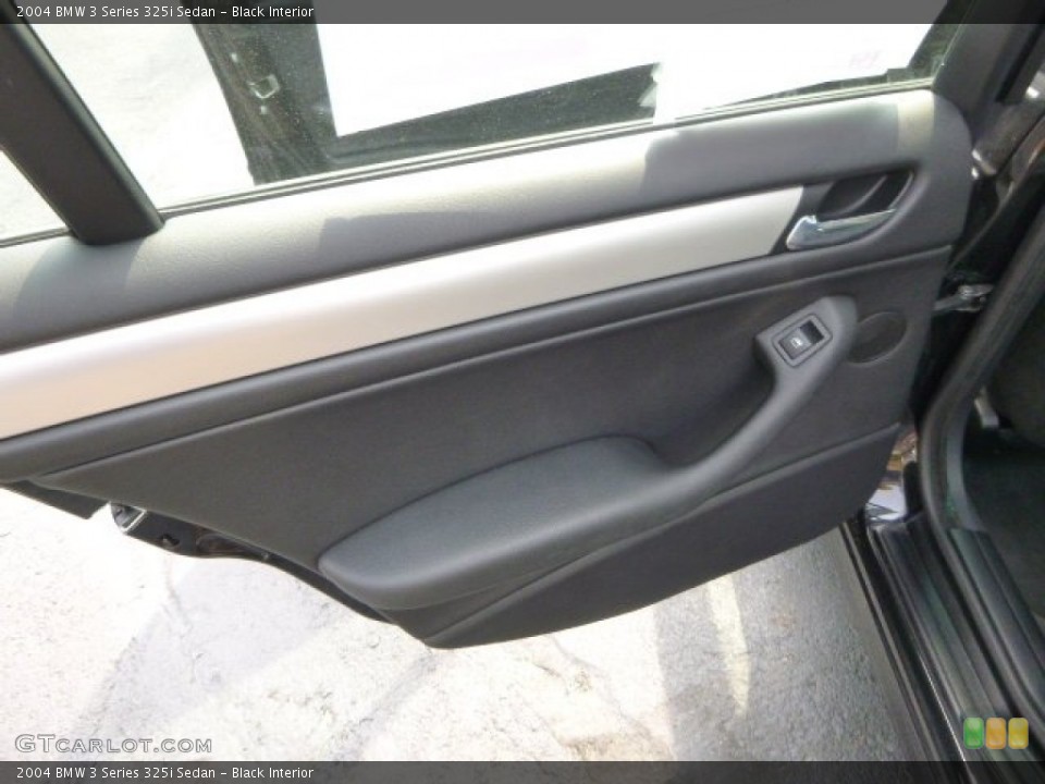 Black Interior Door Panel for the 2004 BMW 3 Series 325i Sedan #94538006