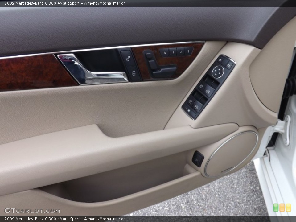 Almond/Mocha Interior Door Panel for the 2009 Mercedes-Benz C 300 4Matic Sport #94544064