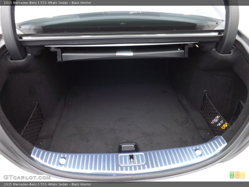 Black Interior Trunk for the 2015 Mercedes-Benz S 550 4Matic Sedan #94544820