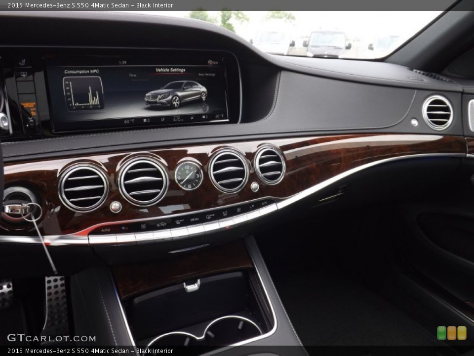 Black Interior Dashboard for the 2015 Mercedes-Benz S 550 4Matic Sedan #94544935