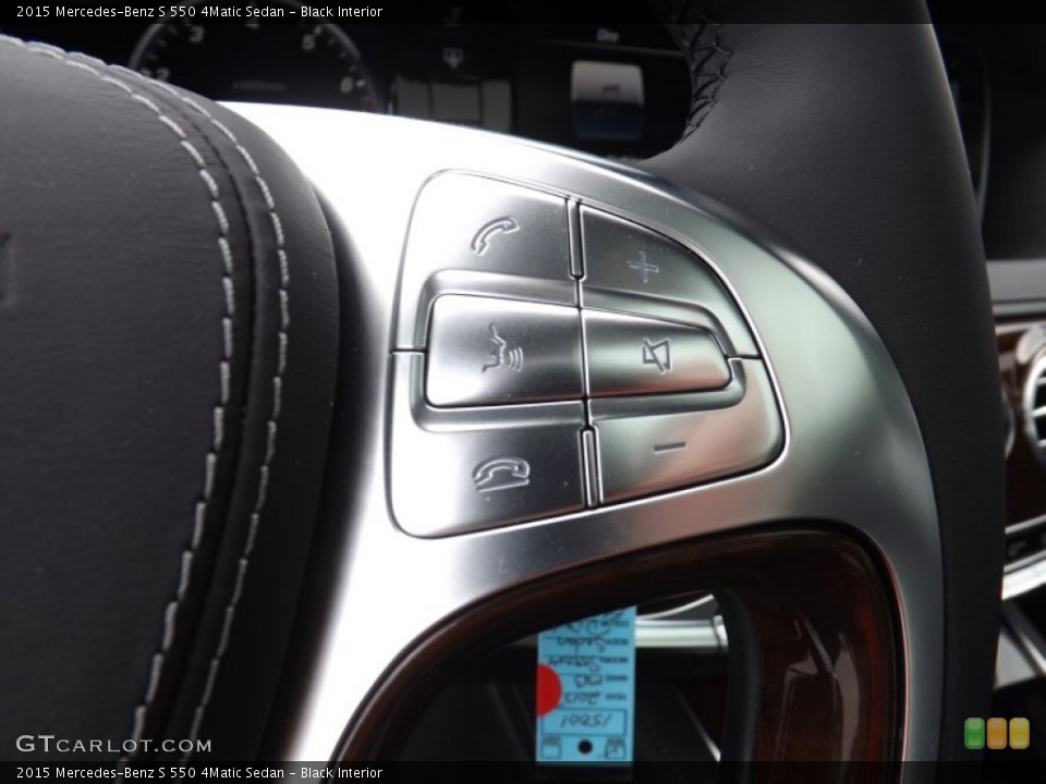 Black Interior Controls for the 2015 Mercedes-Benz S 550 4Matic Sedan #94545090