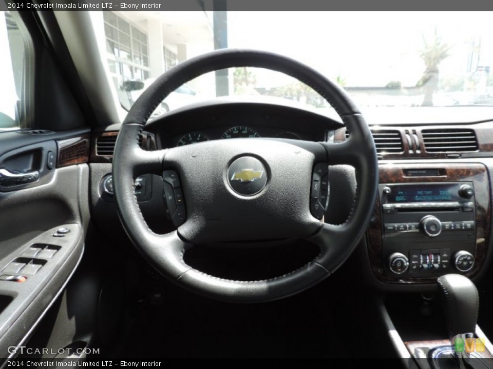 Ebony Interior Steering Wheel for the 2014 Chevrolet Impala Limited LTZ #94545354