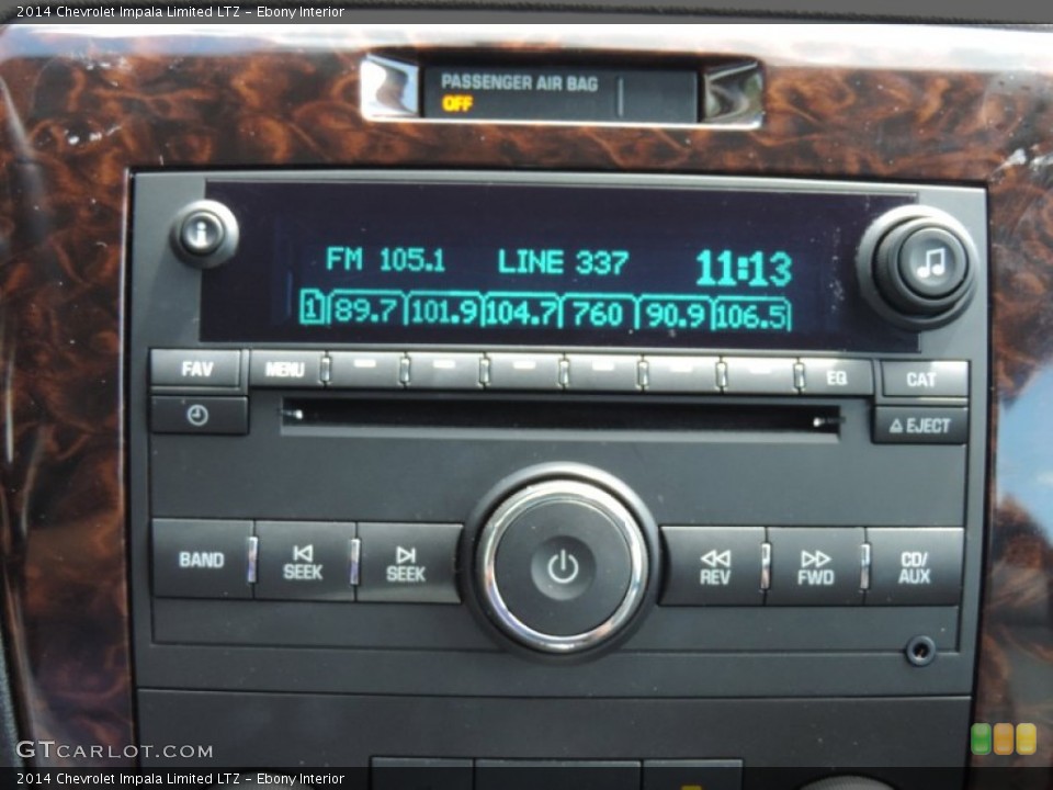 Ebony Interior Audio System for the 2014 Chevrolet Impala Limited LTZ #94545423