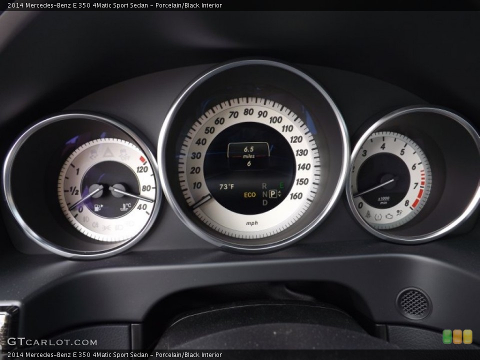 Porcelain/Black Interior Gauges for the 2014 Mercedes-Benz E 350 4Matic Sport Sedan #94545821